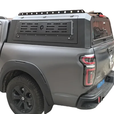 Made in China Hard Shape Aluminum Alloy Hardtop Canopy with Glass Window for F250 Topper Cool Shape
