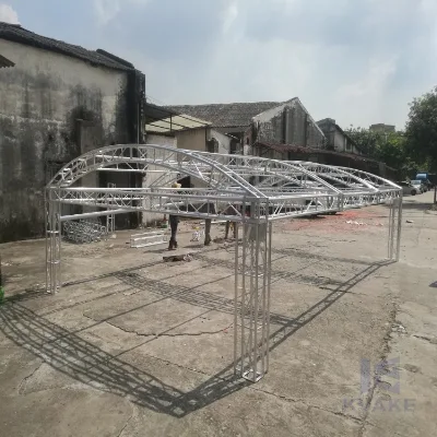 Joints, Diagonal Braces  Outdoor Event Stage with Aluminum Truss Outdoor Stage Factory Direct Sale