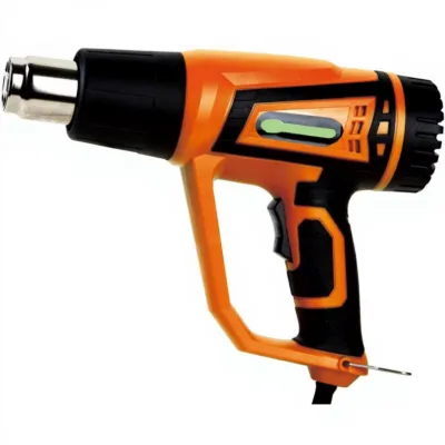 Industrial DIY 2500W 110V/220V Corded Electric Hot Air Gun LCD Display Adjustable Temperature 500L/min High Air Volume for Heat