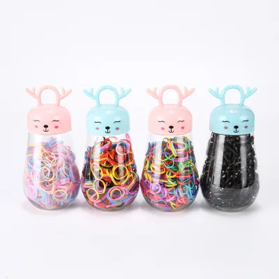 2024 Hair Tie Hot Sell Cute Cartoon Colorful Elastic Hair Band Hair Accessories Tie