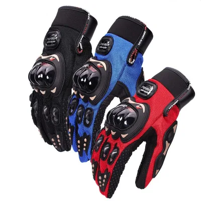 Factory Direct Sale Anti Slip Fabric Touchscreen Durable Motorcycle Gloves for Men and Women