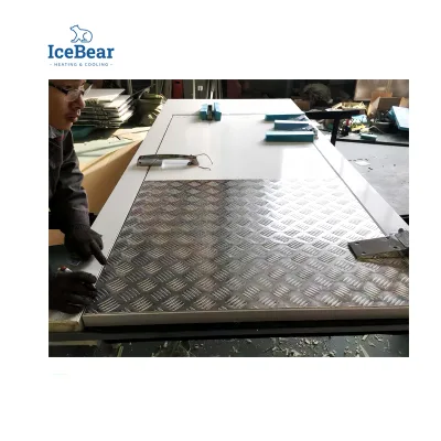 Hot Sale 75mm/100mm/120mm/150mm Walk-in Cooler Full Buried Doors Polyurethane Insulated Cold Room Hinged Swing Doors
