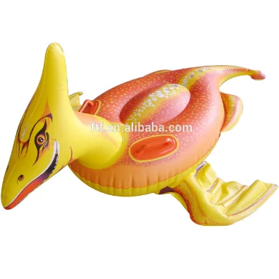 Waterhan Factory Custom Pool Float Raft Pvc Inflatable Animal Dinosaur Ride for Kids