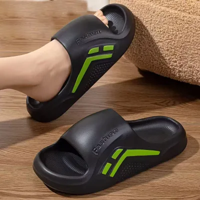 Wholesale Fashion Simple Style Anti-Slippery Hard-Wearing Men slippers Hot Sale Breathable comfort Home Open Toe Shoes for Male