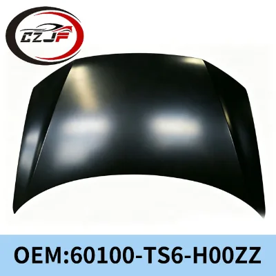 CZJF Auto Body Parts Hood for Honda Civic 2011 2012 2013 Front Engine Bonnet Lid Steel Replacement Shell 60100-TS6-H00ZZ
