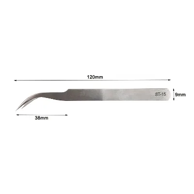 Anti-static  VETUS ST-15 125mm Stainless Steel Industrial Tweezer for Mobile Phone Repair