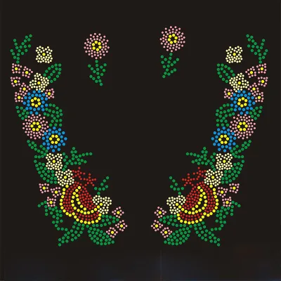 Hot Sale Rhinestone Transfer Wholesale High Quality Hot Fix Heat Transfer With Custom Logo Rhinestone Transfer Designs