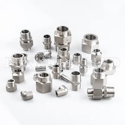 Valve Body Hose Barb Pipe Connector Quick Coupling Stainless Steel Water Fittings Quick Disconnect Machining