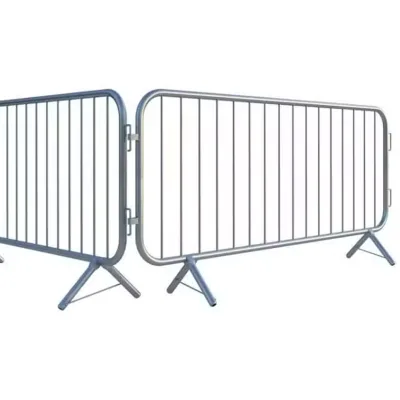 Stackable Portable Steel Temporary Fence Lightweight yet Robust Indoor Arena Outdoor Festival Queue Entrance Management