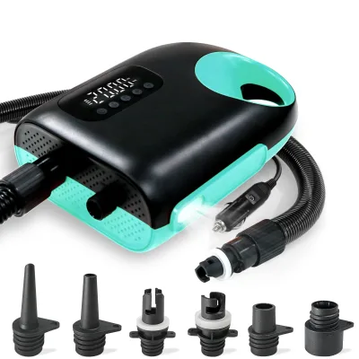 18000mAh SUP Air Pump,20PSI High Pressure Inflation with Auto-Off LED Light,Deflation Function for Paddle Boards, Boats,Tent