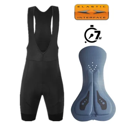 Professional Bicycle Bib Shorts & Tights Moisture-Absorbing Breathable Sponge Double Arrows Seat Cushion Seamless Laminated