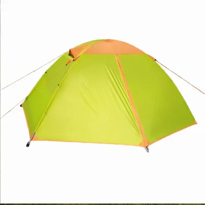 Professional Double Layer Tent 2 Person Ultralight Tent Waterproof Lightweight Backpacking Tent for Camping with Aluminum Pole