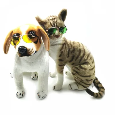 Pet Mini Hip-Hop Sunglasses - Cat Eyeglasses - Funny Fashion - Cool and Stylish - Creative New Pet Glasses - Personalized Bulk