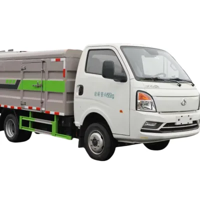 Small Closed Barrel Compression Garbage Truck  4*2 Urban Garbage Collection and Transfer Vehicle