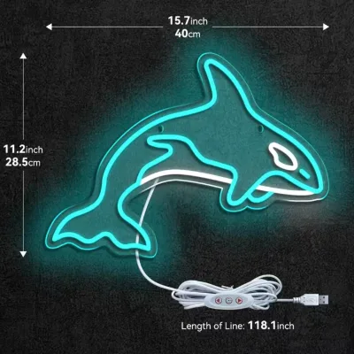 Custom 24V Input Colorful Flex LED Neon Light Wall-mounted Acrylic Body Sign for Outdoor Use for Coffee Decoration Advertising