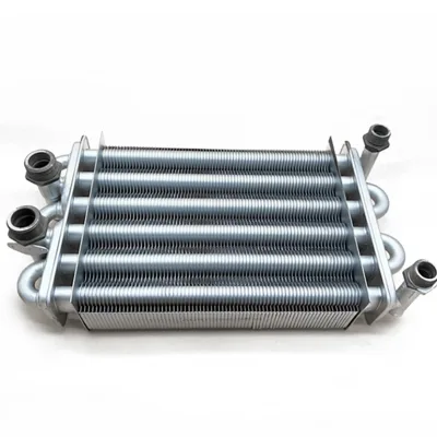 Stainless Steel Double Tube Gas Water Heater Heat Exchanger, Wall-hung Boiler Water tank