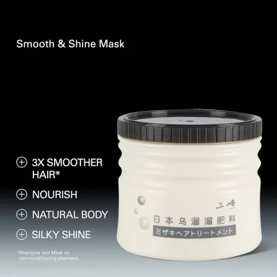 SANQI Smoothing Hair Mask, Instantly Detangles & Repair, Frizz Control & Humidity Protection for Frizz-Prone, Color-Treated Hair