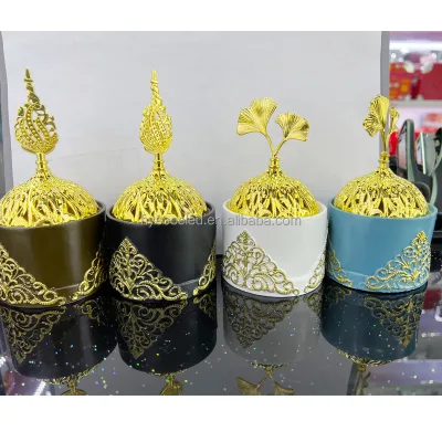 Ramadan 2022 Arabian Incense Burner Resin Fashion Mabkhara Aromatherapy Furnace for Home Decor Crafts Incense Sticks Holder East