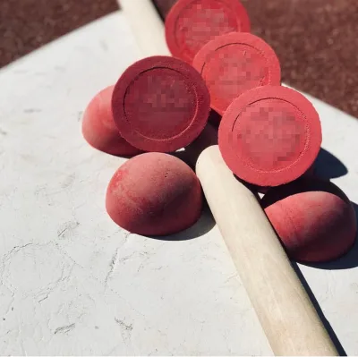 Durable Rubber Half Ball Baseball Training Equipment for Hitting Practice Customization Hitting Training Equipment