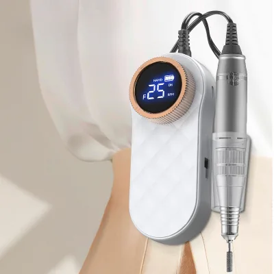 Professional Cordless Nail Drill Machine Brushless Motor with Popular Style UK/US Plugs for Salon Use Made Metal Steel Plastic