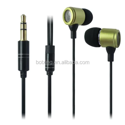 Metal Material in Ear Earpieces Voice Changer Earphone 3.5mm Headphone Jack