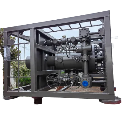 Sand Trap Well Testing Sand Filter Desander Cyclone Wellhead Desander