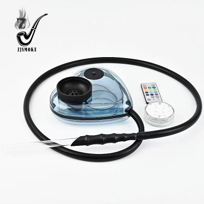 High Quality Custom Portable Portable Hookah Stainless Steel Glass Hookah Head