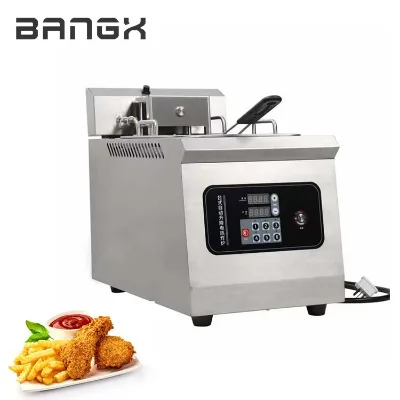Lift-type Commercial Deep Fryer Electric French Fries Chicken Nuggets Fried Dough Sticks Deep Frying Machine