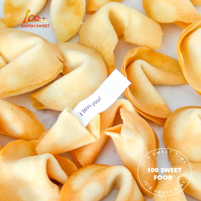 Customized Lucky Cookie Factory Funny Fortune Biscuits Cookie