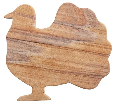 Thanksgiving Turkey Mini Marble Boards Wooden Serving Board For Kitchen