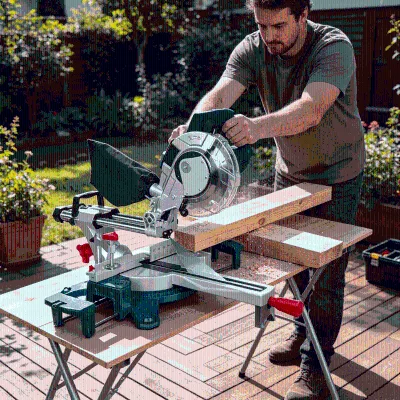 High-Power Mini Mitre Saw 230V 50HZ 1800W 4500r/min Industrial Grade Cheaply Sold for Tile Cutting Applications