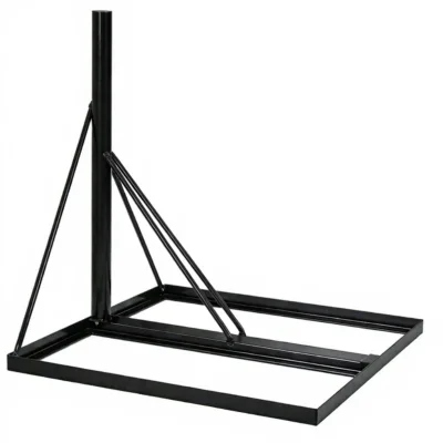 Custom Non-Penetrating Flat Roof Mount Galvanized Steel with Powder Coating Satellite Antenna Mounting Bracket
