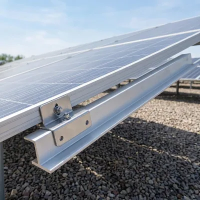 High Strength Anodized Solar Mounting Z Brackets Kit with 30m/s Wind Resistance Flat Roof RV Grid Panel Installation