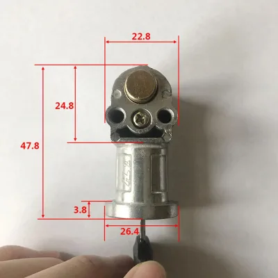 E Bike Battery Box Lock Sturdy Portable Waterproof Battery Cylinder Lock