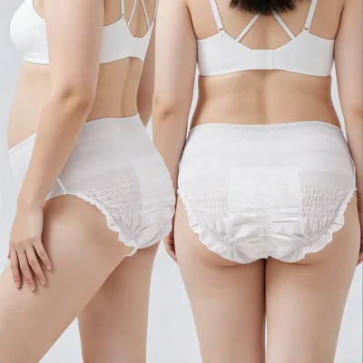 Full Coverage Front to Back Leak Proof Disposable Menstrual Panties for Heavy Flow
