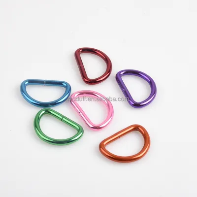 Factory Manufacture Handbag D Ring , Metal D Ring 13~50mm