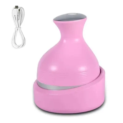 New Arrival Popular Hair Scalp Massager Vibrating Silicone Electric Hair Shampoo Brush Scalp Head Massager for Pet and Human