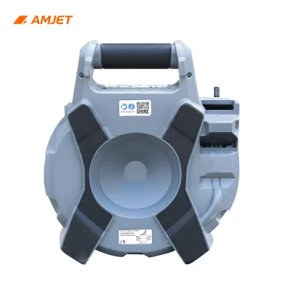 AMJET RIGI K9-12 Sewer Drain Cleaning Machine 1 Knocker Chain Sewer Unclogging Drain Maintenance for Residential Commercial
