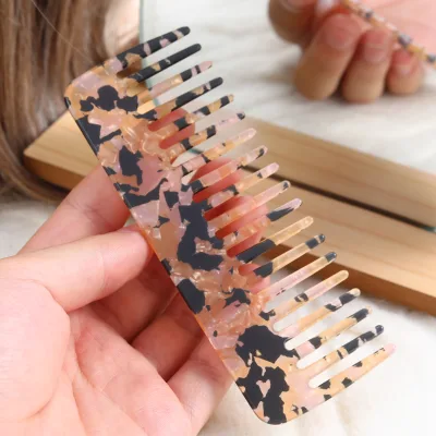 Tortoise Colors Basic Beard Comb Pocket Hair Styling Combs Hair Combs for Women