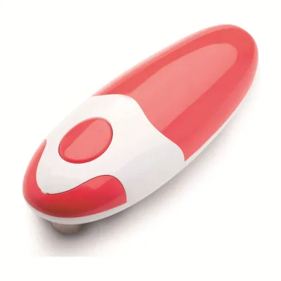 One-Touch Automatic Electric Can Opener Auto Stainless Metal Jar Opener Smooth Edge Box Packing OEM Logo Also Use for Bottle Cap