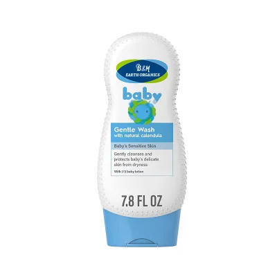 Baby Body Wash Gentle Wash with Organic Calendula Soothes Dry Sensitive Skin for Everyday Use Gentle Fragrance Hypoallergenic