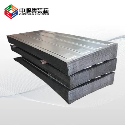 China Fabrication Services ISO9001 Corrugated Steel Panel Material Q235B/SPCC/SPA-H/Galvanized Container Parts Container