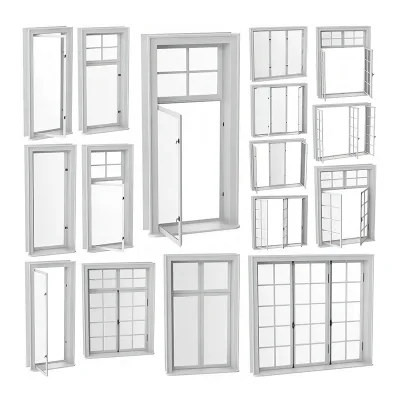 70 Series 60 Series PVC/UPVC windows Extrusion Plastic Profiles