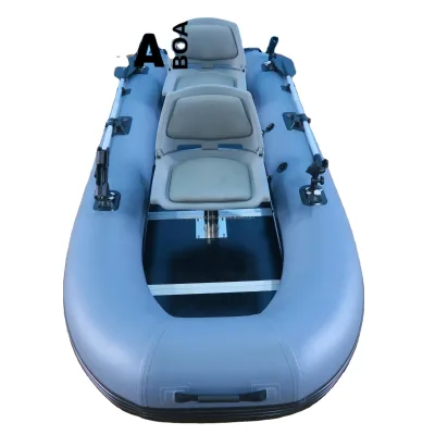 2026 Factory Inflatable PVC 0.9 mm Fishing Boat with Seats