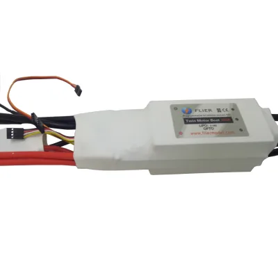 Flier 16S/64V Water Cooling OPTO ESC 300A Radio Control Toy for RC Marine Boats Electric Kayaks Canoes Almost Ready