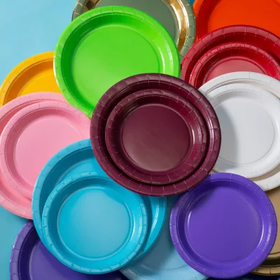 Wholesale Custom Printed Disposable Paper Plates for All Kinds of Parties