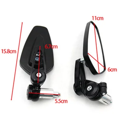 Universal Motorcycle Racing Customized 22mm Special Shape Rearview Side Mirror