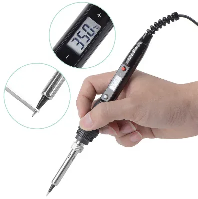 LCD digital constant temperature electric soldering iron 80W high power soldering iron 110V soldering iron set