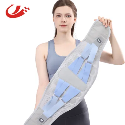 Breathable Hot Pressed Waist Brace Steel Plate Support Waist protection Belt Knit Lower Back Support
