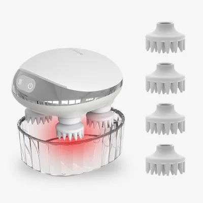 Portable Handheld Ipx-8 Waterproof Bathroom Head Kneading Massage Claw Electric Massage Scalp